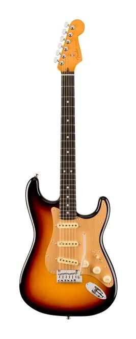Fender Am Ultra II Strat EB UBST sfotografowana frontalnie