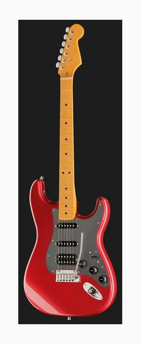 Fender Am Ultra II Strat HSS MN SRD, korpus i lakier z bliska