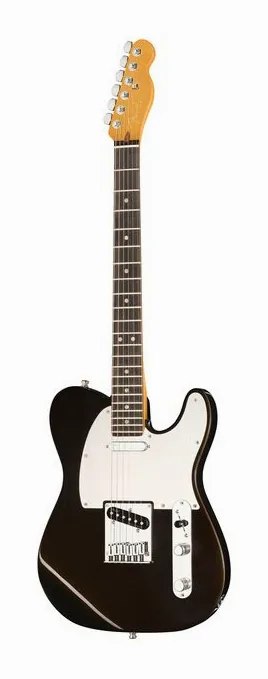 Fender Am Ultra II Tele EB TXT ujęta od przodu na neutralnym tle