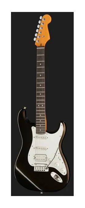 Fender Am Ultra II Strat HSS EB TXT, linie korpusu z góry