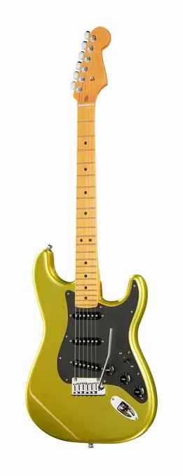 Fender Am Ultra II Strat MN SFL widziana od przodu