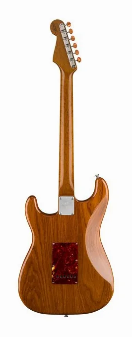 Fender Artisan Koa Thinline Strat AN, przetworniki i gałki regulacji