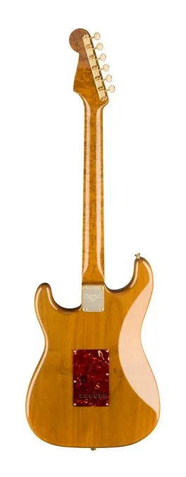 Fender Artisan Maple Burl Strat AN, linie korpusu z góry