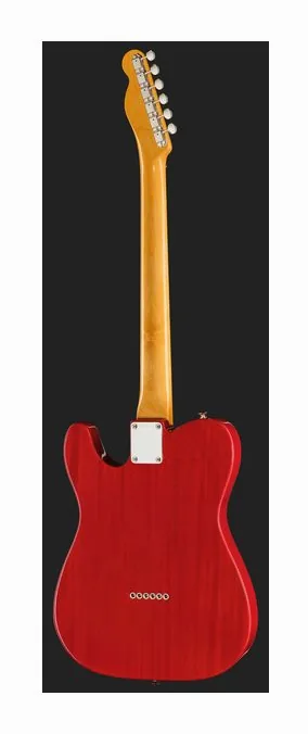 Fender AV II 63 TELE RW RED TRANS, linie korpusu z góry