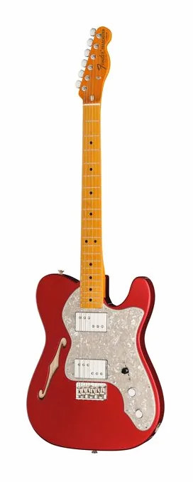 Fender AV II 72 Tele Thinline MN CAR z bliska od przodu
