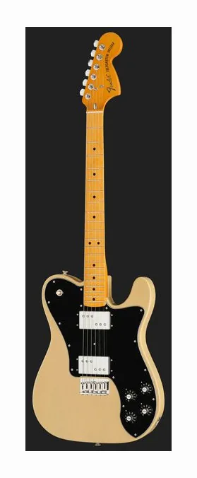 Fender AV II 75 Tele Deluxe MN VBL, linie korpusu z góry