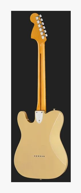 Fender AV II 75 Tele Deluxe MN VBL, korpus i lakier z bliska