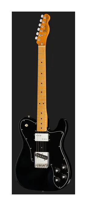 Fender AV II 77 TELE CUSTOM MN BLK, tył korpusu