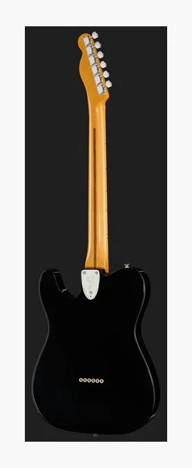 Fender AV II 77 TELE CUSTOM MN BLK, główka z kluczami i logo