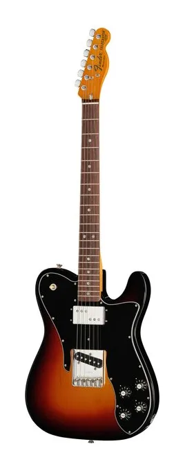 Fender AV II 77 Tele Custom RW 3TSB ujęta od przodu na neutralnym tle
