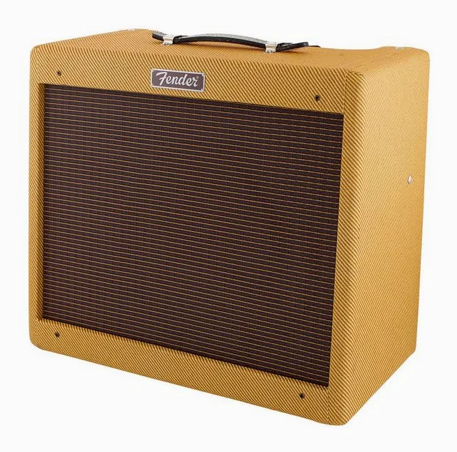 Fender Blues Junior Lacquered Tweed, widok z góry na head
