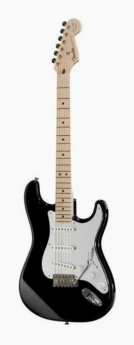 Fender Clapton Strat Signature BLK widziana od przodu