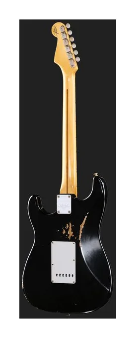 Fender 1958 CR Strat Relic Aged Black, przetworniki i gałki regulacji