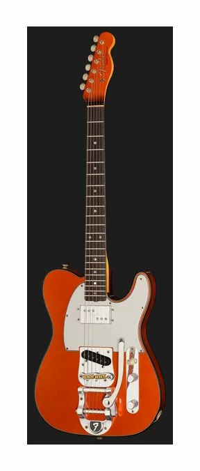Fender Cunife Tele Custom Amber Relic sfotografowana frontalnie