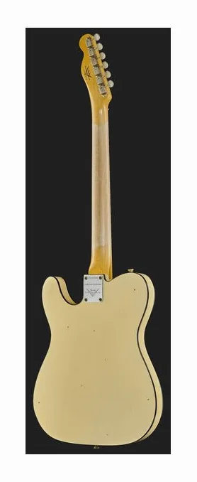 Fender Cunife Tele Custom VintageW JM, główka z kluczami i logo