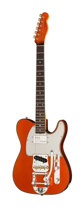 Fender Cunife Tele Custom Candy T JM z bliska od przodu