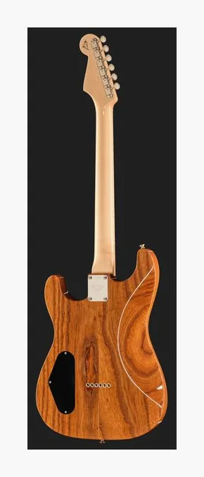 Fender Custom Flame Koa Strat MBKM, gryf i podstrunnica z boku
