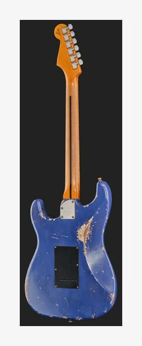 Fender Custom Violet Strat Relic MBAM, mostek i klucze strojcze