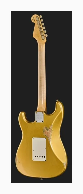 Fender Fat 64 Stratocaster AagOGs Ltd, tył korpusu
