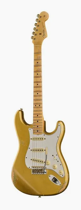 Fender Fat 64 Stratocaster AagOGs Ltd ujęta od przodu na neutralnym tle