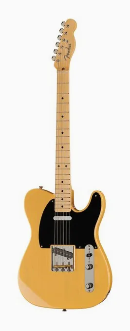 Fender FSR TRAD II 51 Nocaster MN BTB ujęta od przodu na neutralnym tle