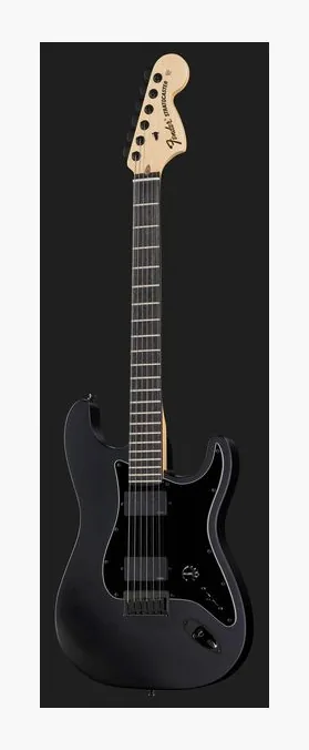 Fender Jim Root Stratocaster EB BK, przełącznik przetworników i gniazdo wyjściowe
