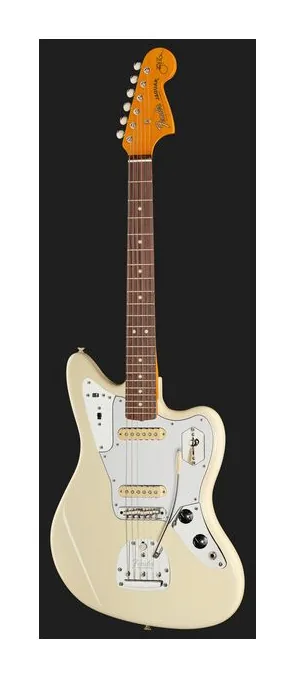 Fender Johnny Marr Jaguar OWT, przełącznik przetworników i gniazdo wyjściowe