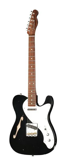 Fender LTD 50 Tele Thinline RW AB z bliska od przodu