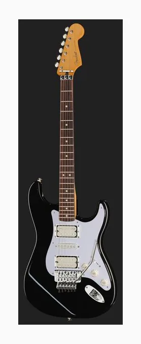 Fender LTD 50th Dave Murray Strat BLK, korpus i lakier z bliska