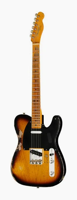 Fender LTD 52 Tele 2CSB SHRelic widziana od przodu