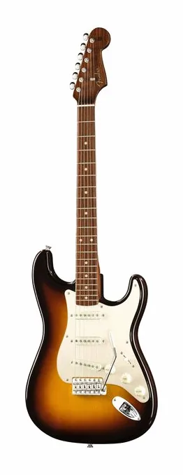 Fender LTD '57 Strat DLX C2SB ujęta od przodu na neutralnym tle