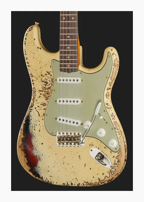 Fender LTD 61 Strat SHR VWo3CSB, główka z kluczami i logo