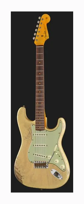 Fender LTD 62 Strat NB HR, główka z kluczami i logo