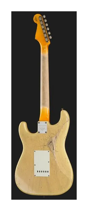 Fender LTD 62 Strat NB HR, korpus i lakier z bliska