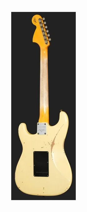 Fender LTD 67 Strat HSS Vintage White, mostek i klucze strojcze