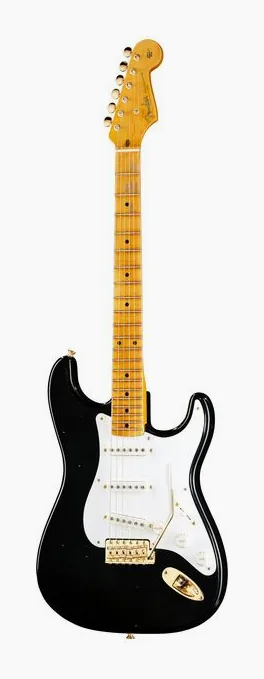 Fender LTD 70th 54 Strat Jmr AB ujęta od przodu na neutralnym tle