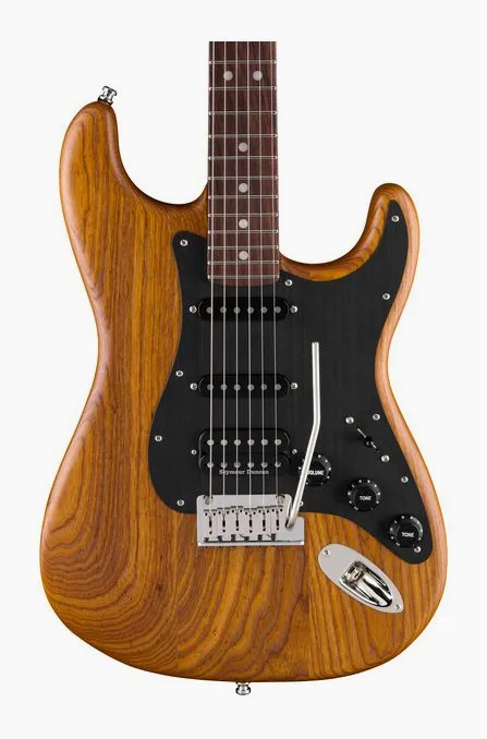 Fender LTD Am Ultra Strat NAT HSS, przetworniki i gałki regulacji