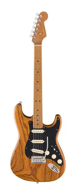 Fender LTD Am Ultra Strat NAT z bliska od przodu