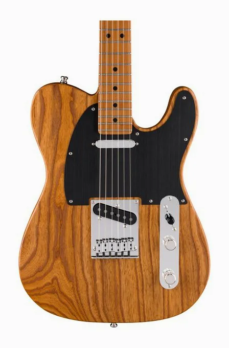 Fender LTD Am Ultra Tele NAT, główka z kluczami i logo