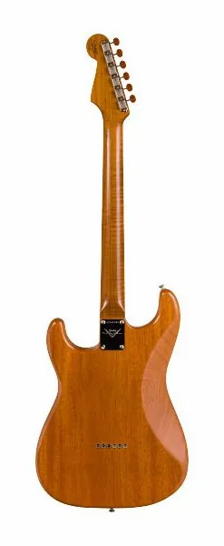 Fender LTD Artisan P90 Koa Strat AN, profil boczny korpusu