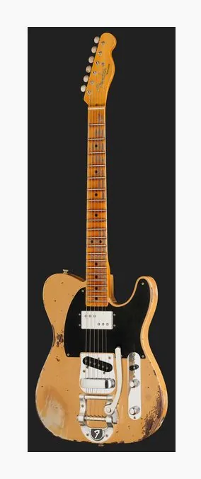 Fender LTD Blackguard Cunife Tele NBL, prog zerowy i pierwsze pozycje na gryfie