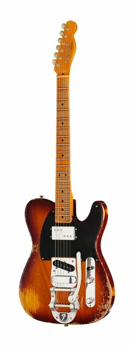 Fender LTD Blackguard Cunife Tele AVB widziana od przodu