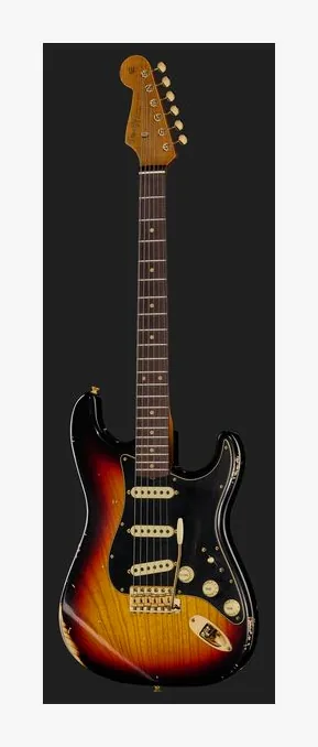 Fender LTD Custom '62 Strat RL BSB, korpus i lakier z bliska