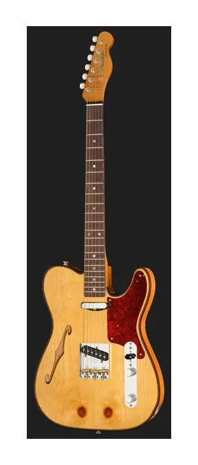 Fender LTD Knotty Tele NOS Aged AN, profil boczny korpusu