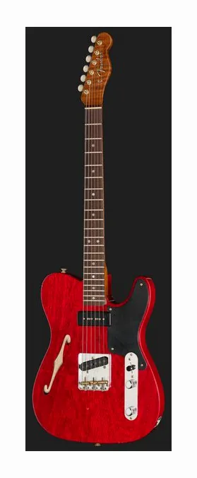 Fender LTD P90 Korina Tele Jmr ACT, profil boczny korpusu