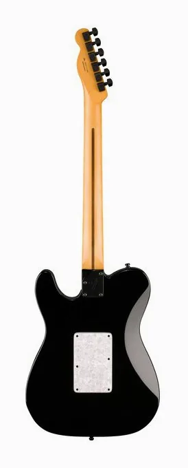 Fender LTD Player Fusion Tele HH BLK, przełącznik przetworników i gniazdo wyjściowe