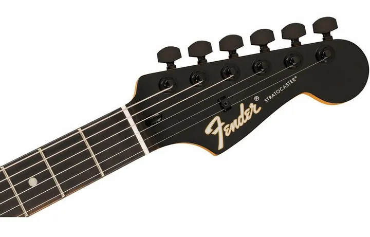 Fender LTD Player Fusion Tele HH BLK ujęta od przodu na neutralnym tle