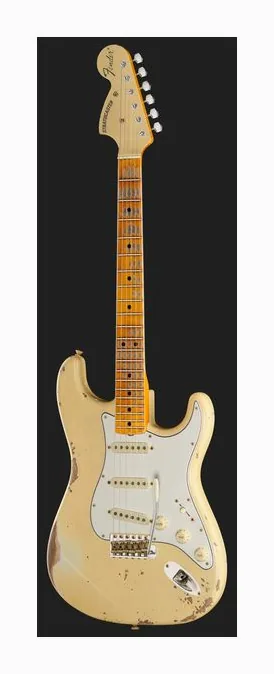 Fender LTD 1969 Strat HR AVWwMC, linie korpusu z góry