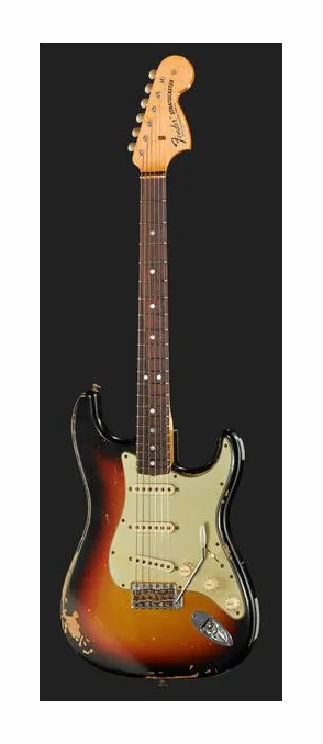 Fender Michael Landau 68 RelicStratSB, linie korpusu z góry