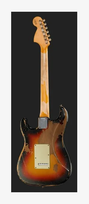 Fender Michael Landau 68 RelicStratSB, profil boczny korpusu